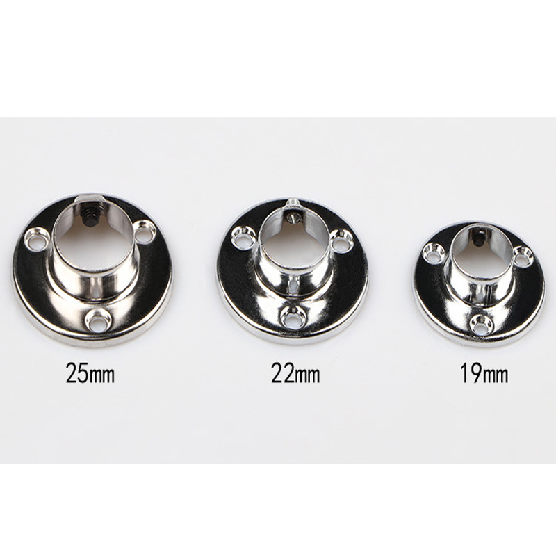 Furniture Rails Hardware - Iron Flange Base 19 22 25