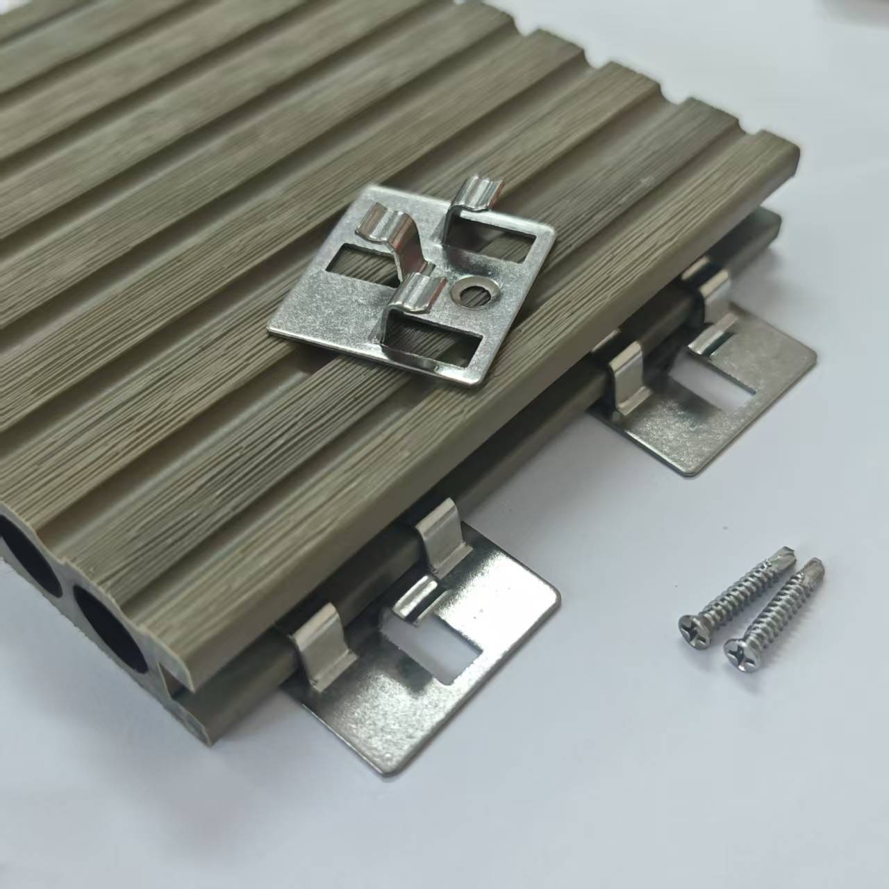 Corner Bracket Angle - 100Pcs Stainless Steel Square Hidden WPC