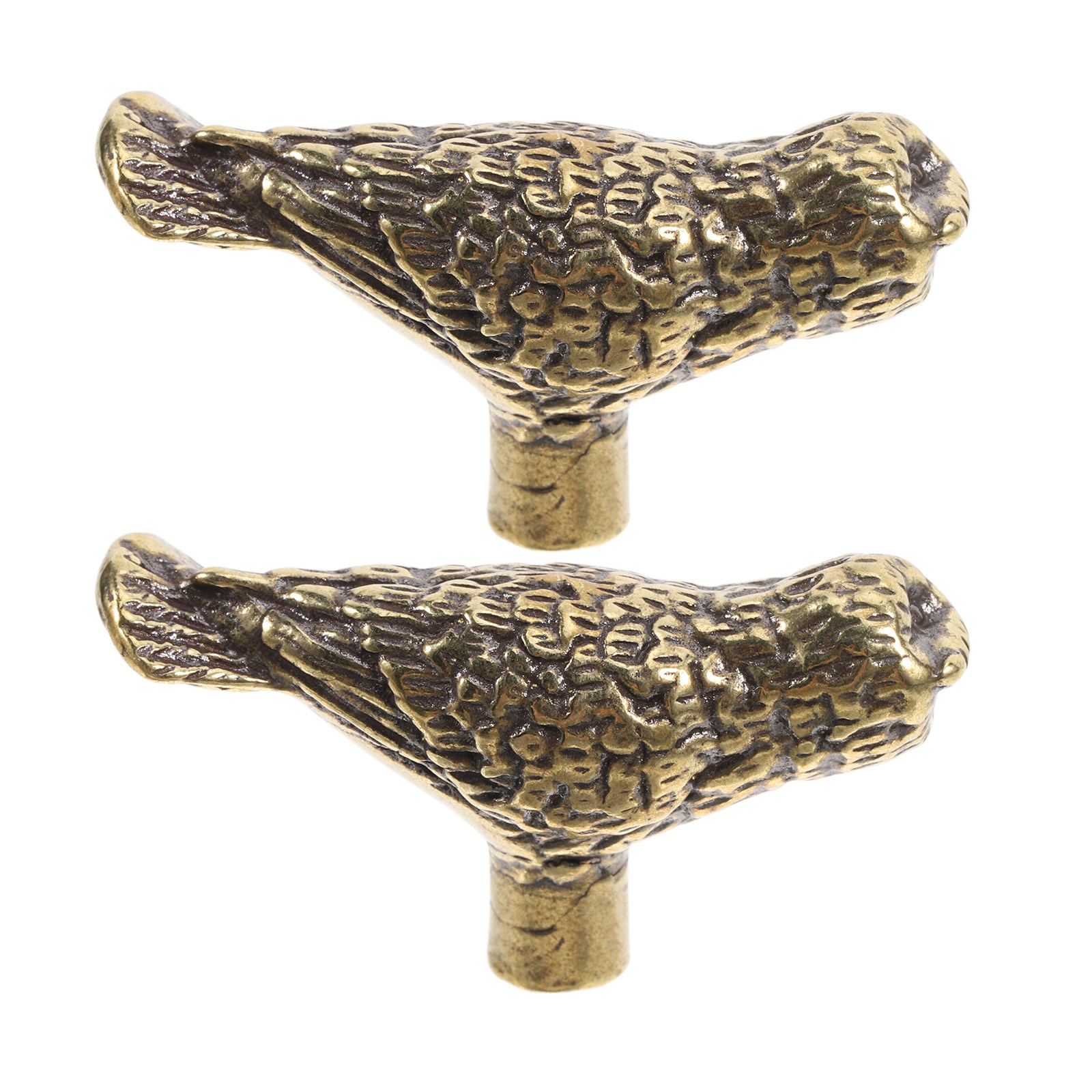 Unique Furniture Hardware Pulls - 2Pcs Brass Owl Dresser Knobs Vintage