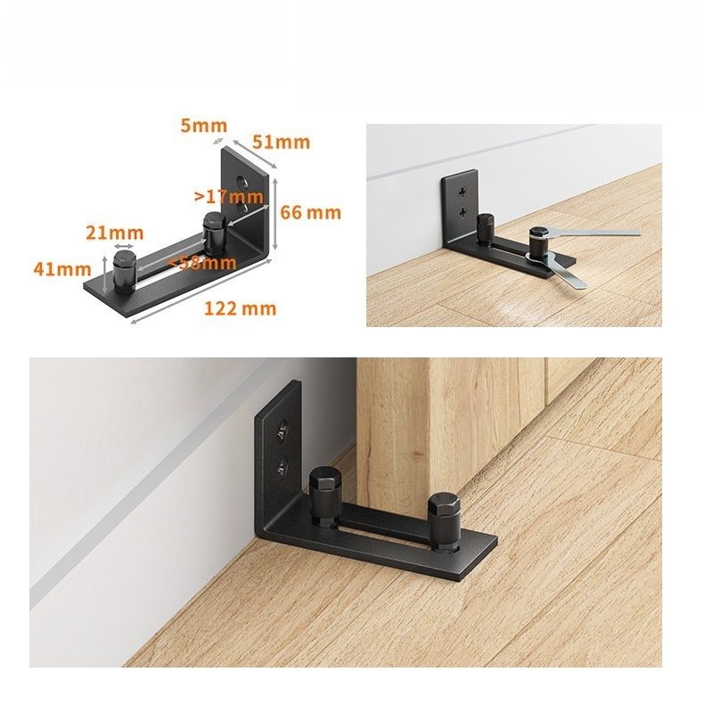 Furniture Rails Hardware - 8 in 1 Carbon Steel Adjustable