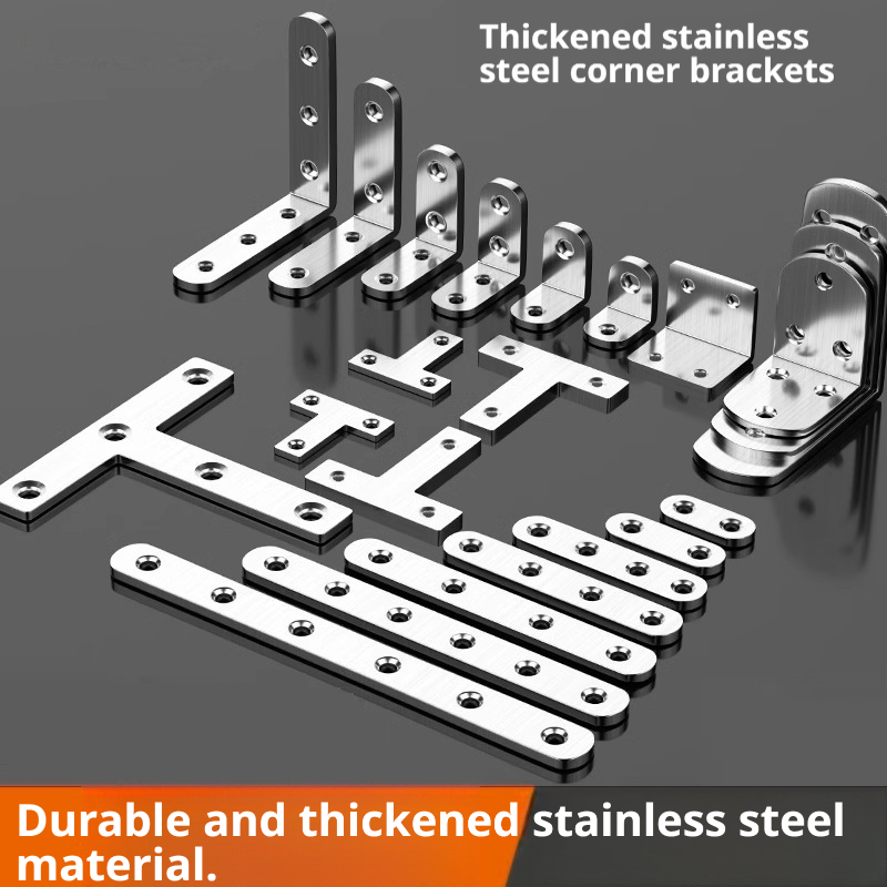 Corner Bracket Angle - Furniture and Cabinet Corner Brace -