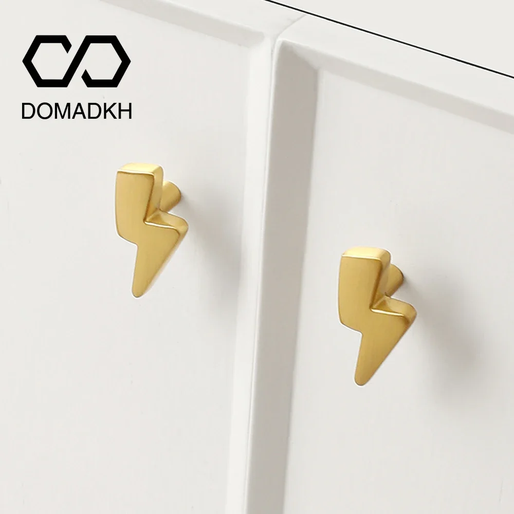 Lightning Design Brass Cabinet - Unique Furniture Hardware Pulls ulasan dan harga