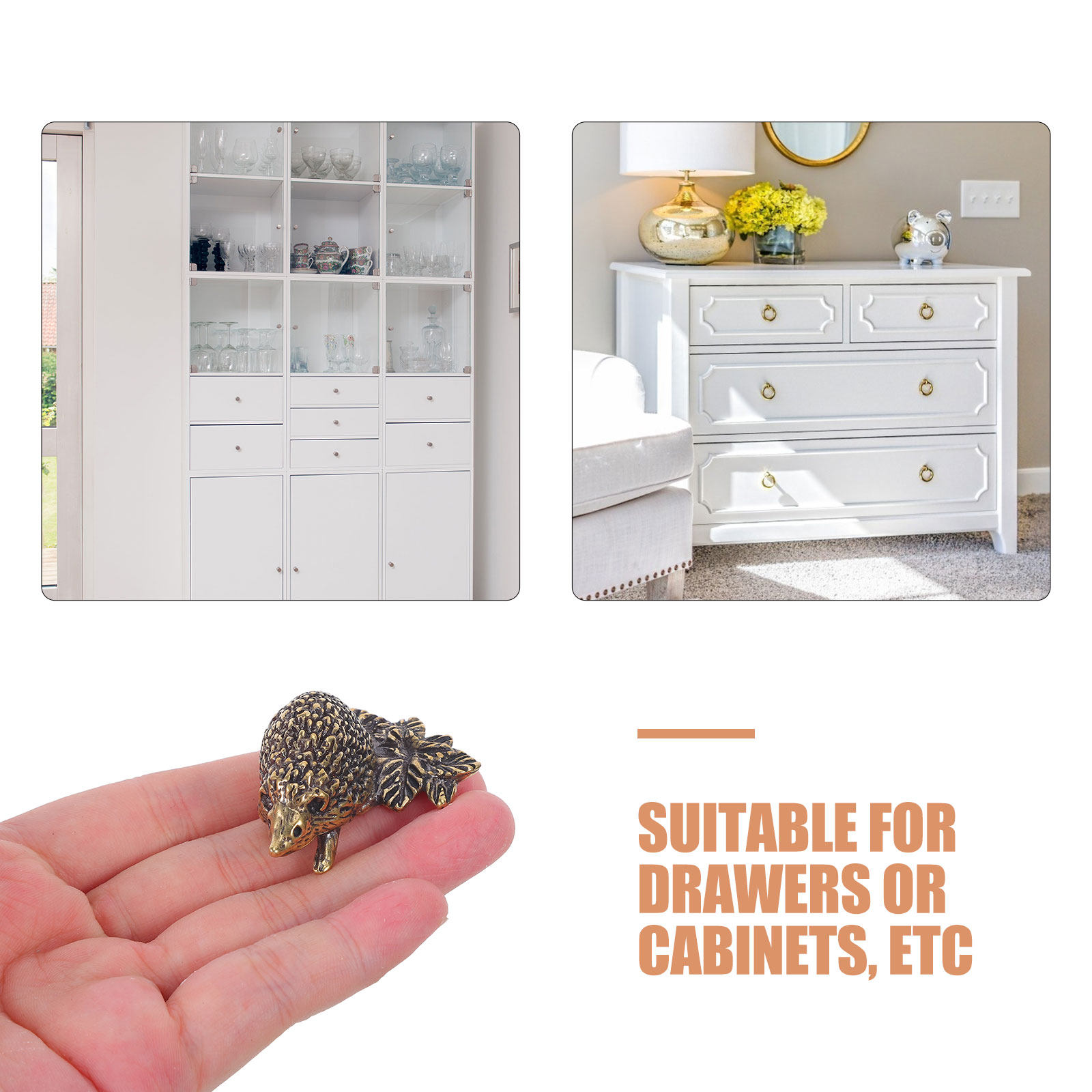 Brass Hedgehog Cabinet Pull Un - Unique Furniture Hardware Pulls ulasan dan harga