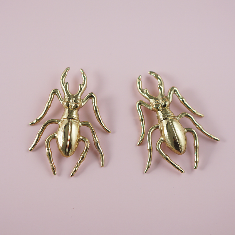 Brass Beetle Drawer Pulls Inse - Unique Furniture Hardware Pulls ulasan dan harga