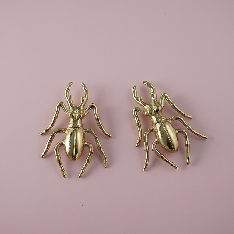 Brass Beetle Drawer Pulls Inse - Unique Furniture Hardware Pulls ulasan dan harga