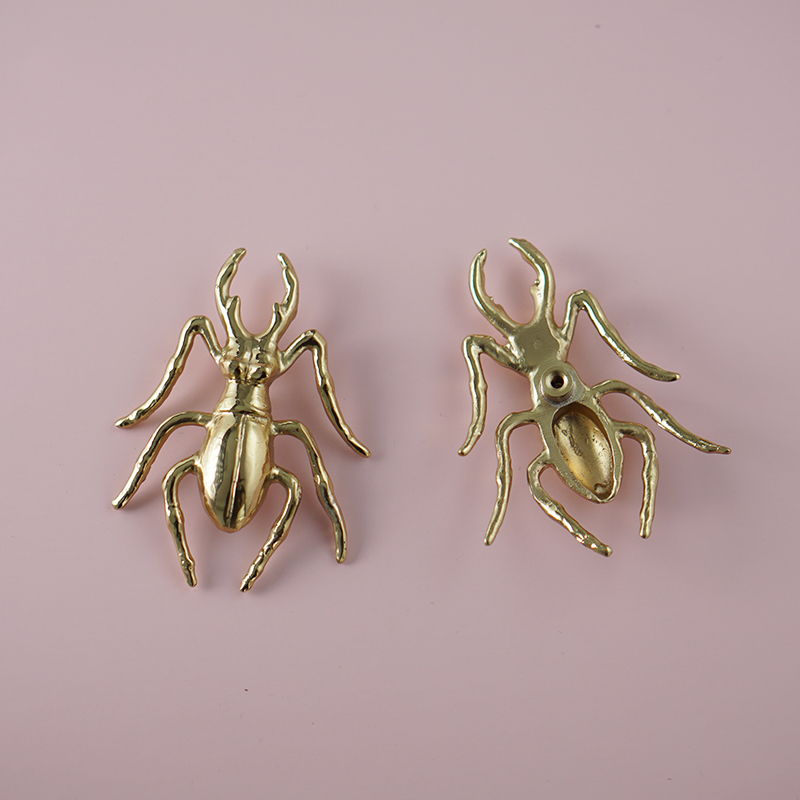 Brass Beetle Drawer Pulls Inse - Unique Furniture Hardware Pulls ulasan dan harga