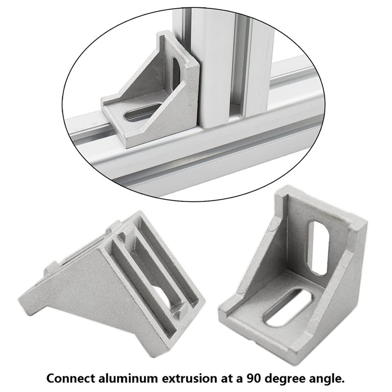 EYFL-50Pcs 4040 Corner Bracket - Corner Bracket Angle ulasan dan harga