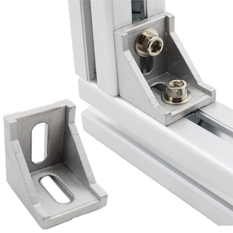 EYFL-50Pcs 4040 Corner Bracket - Corner Bracket Angle ulasan dan harga
