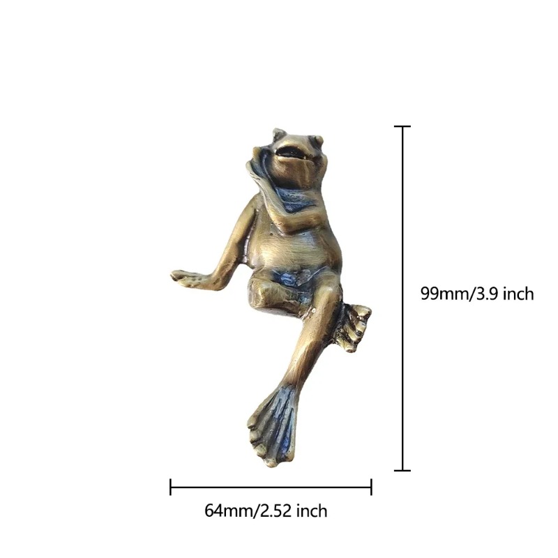 Frog Brass Cabinet Door Knobs  - Unique Furniture Hardware Pulls ulasan dan harga