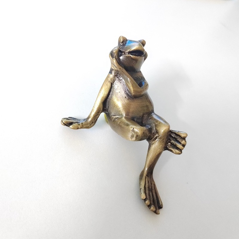Frog Brass Cabinet Door Knobs  - Unique Furniture Hardware Pulls ulasan dan harga