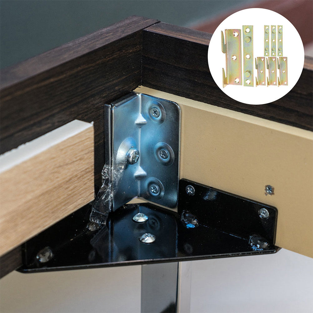 12Pcs Bed Rail Brackets Heavy  - Furniture Rails Hardware ulasan dan harga