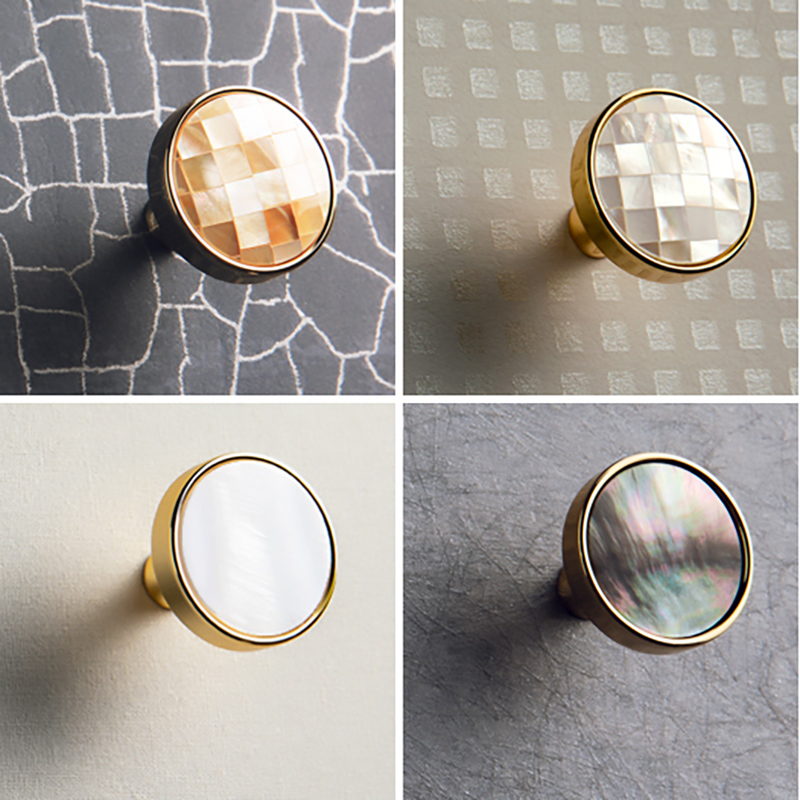 Unique Natural Shell Knob Draw - Unique Furniture Hardware Pulls ulasan dan harga
