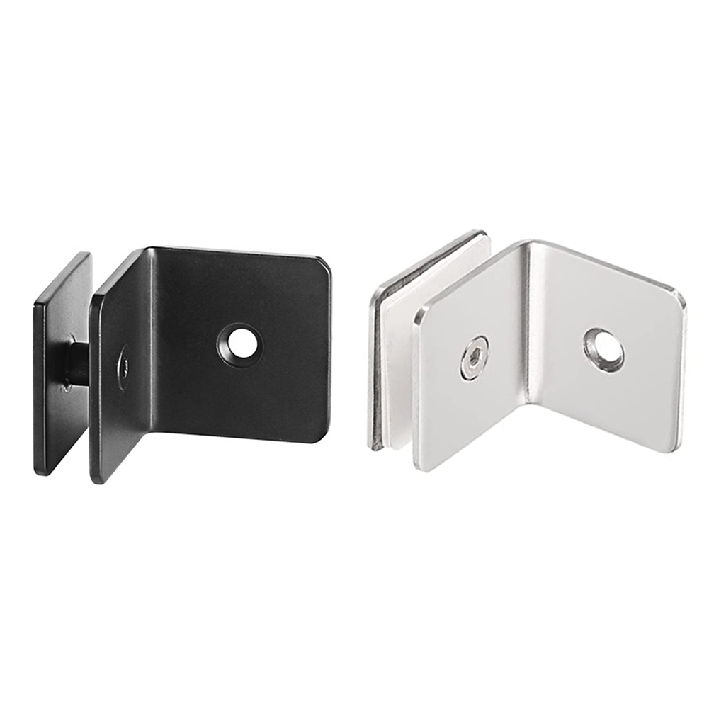 Stainless Steel 90° Glass Fixi - Corner Bracket Angle ulasan dan harga