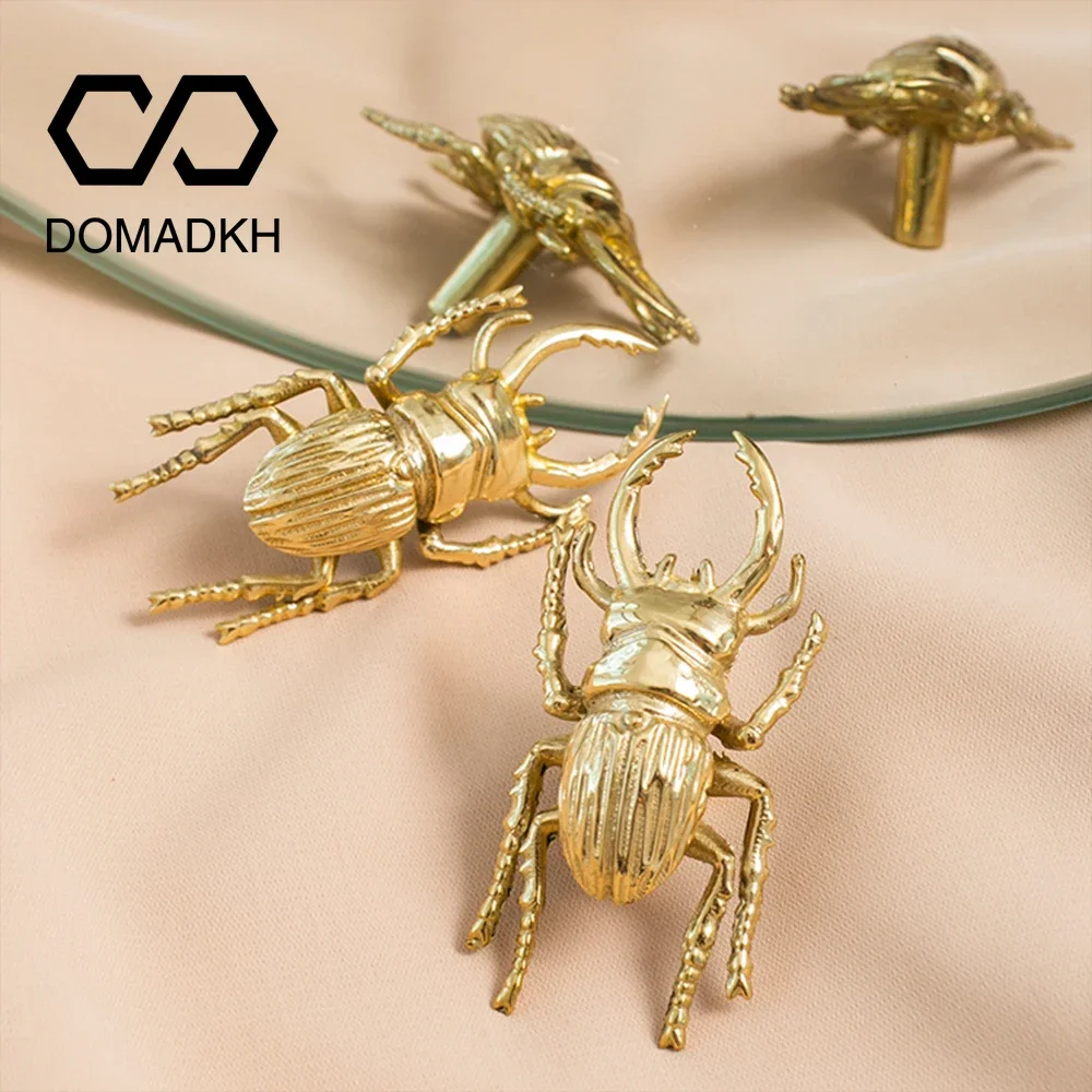Brass Beetle Drawer Pulls Inse - Unique Furniture Hardware Pulls ulasan dan harga