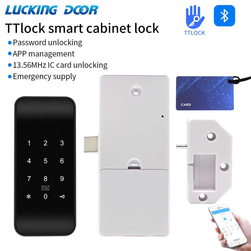 TTLOCK 13.56Mhz Fingerprint Dr - Furniture Hardware Supplies ulasan dan harga
