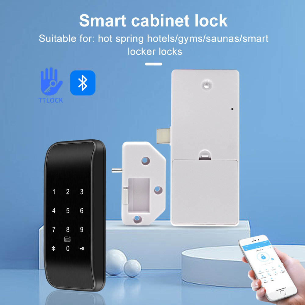 TTLOCK 13.56Mhz Fingerprint Dr - Furniture Hardware Supplies ulasan dan harga