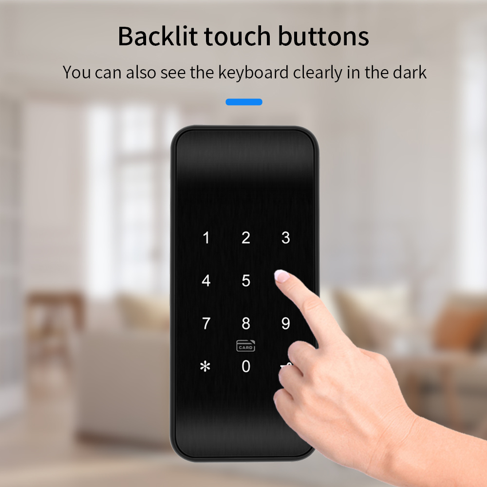 TTLOCK 13.56Mhz Fingerprint Dr - Furniture Hardware Supplies ulasan dan harga