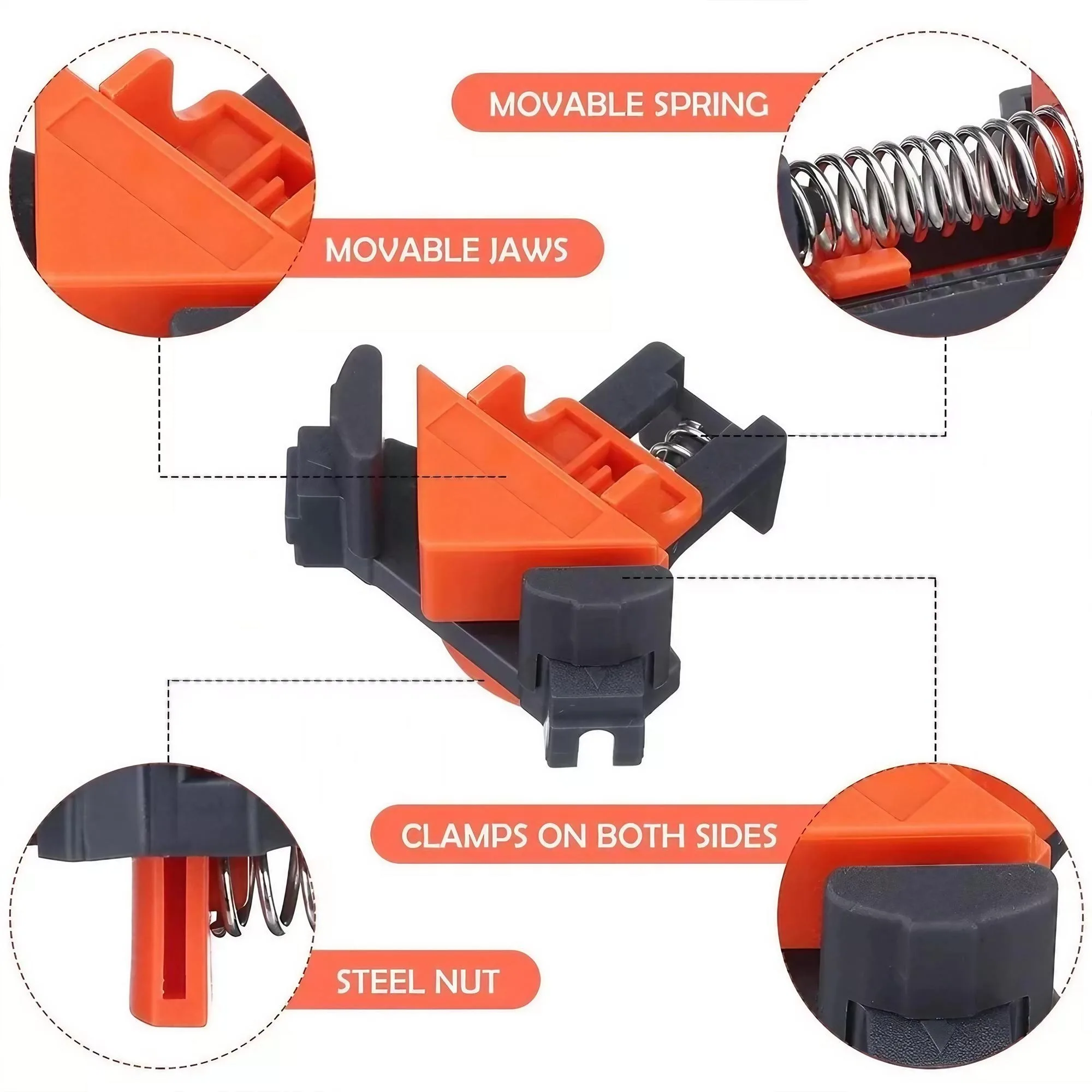 Premium 90 Degree Right Angle  - Furniture Hardware Kit ulasan dan harga