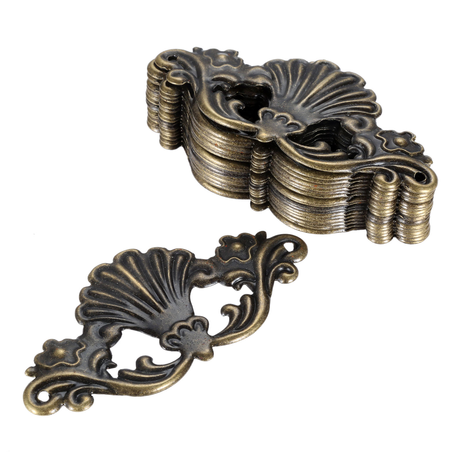 4pcs 97*47mm Vintage Wooden Bo - Corner Bracket Angle ulasan dan harga