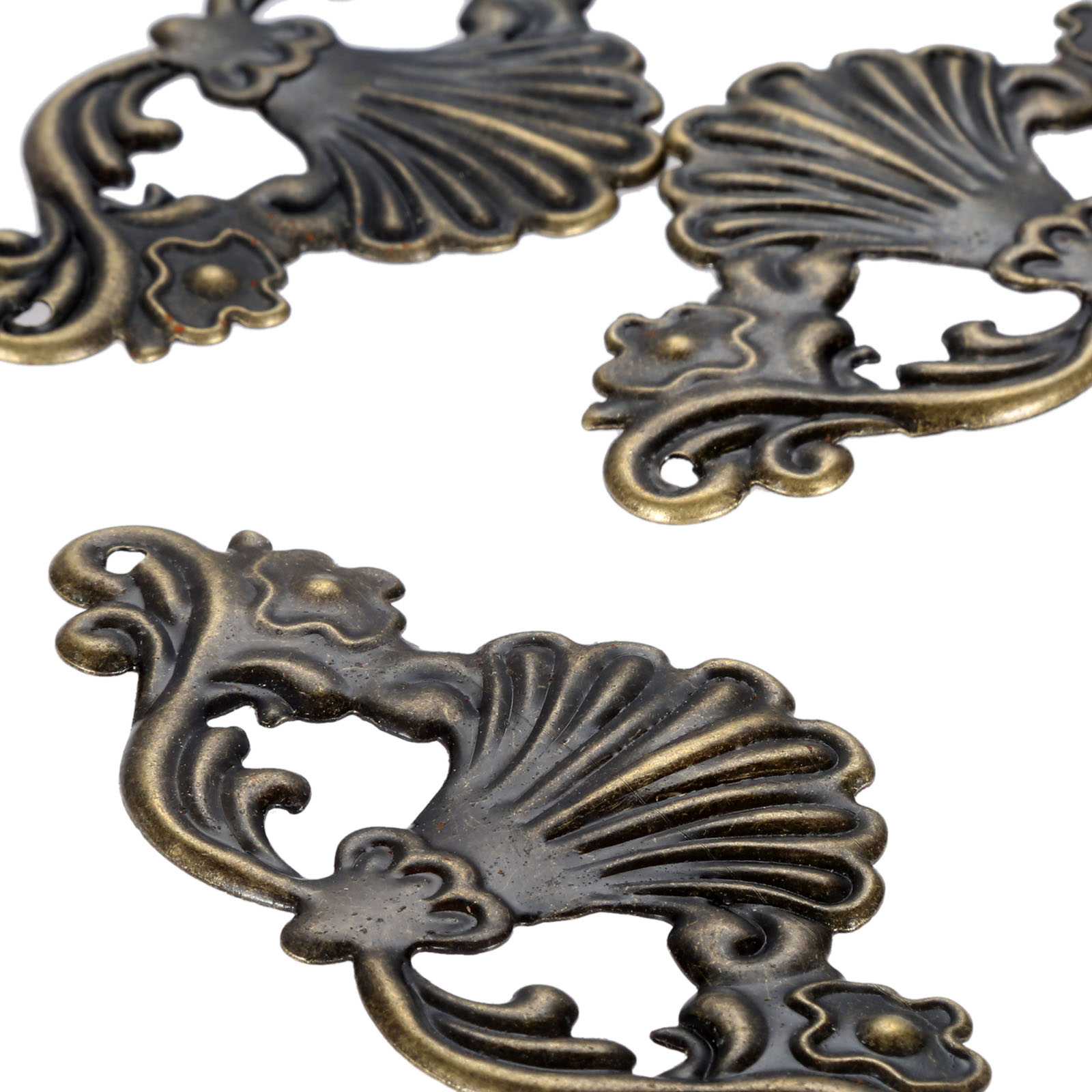 4pcs 97*47mm Vintage Wooden Bo - Corner Bracket Angle ulasan dan harga