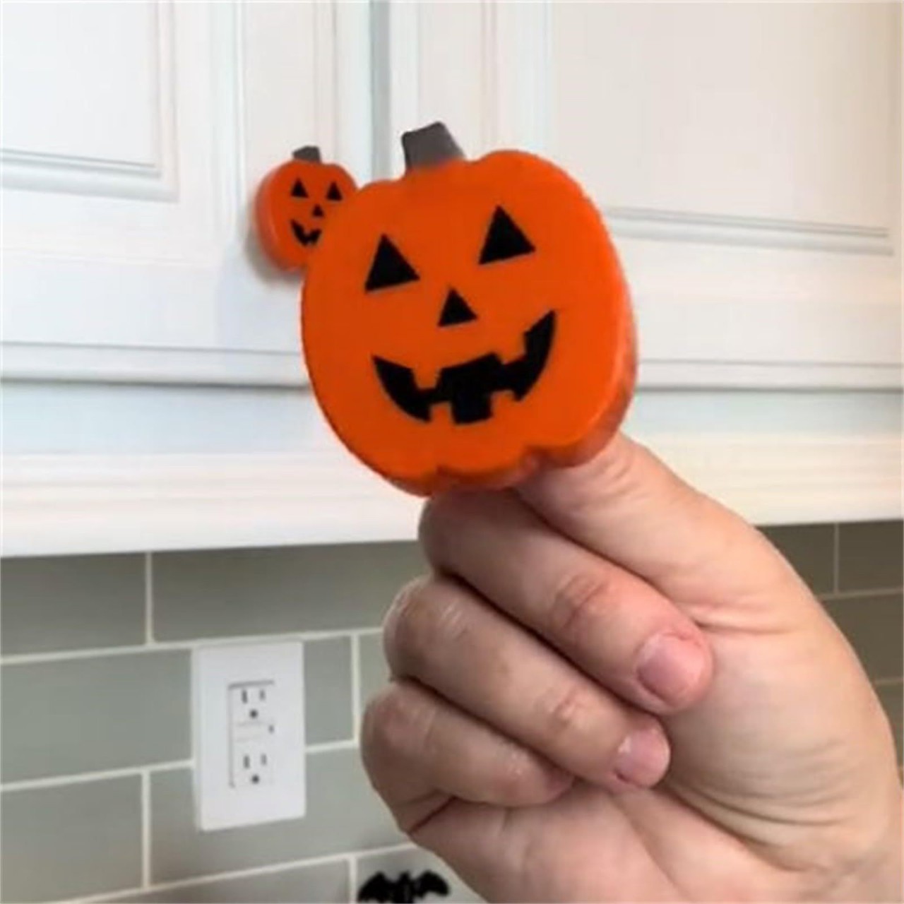 Halloween pumpkin knob cover,  - Furniture Hardware Kit ulasan dan harga