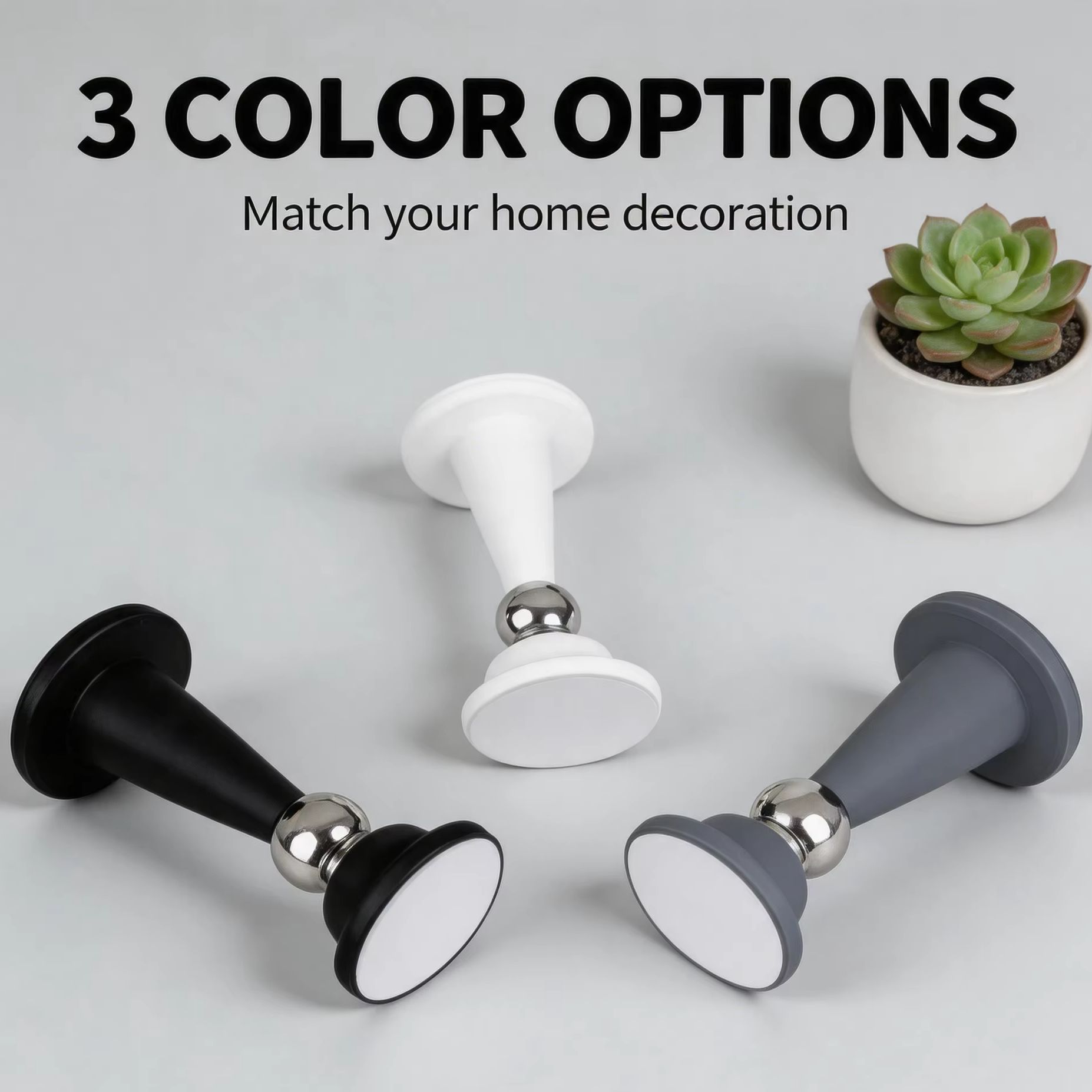 Silicone No-drill Door Stopper - Furniture Hardware Kit ulasan dan harga