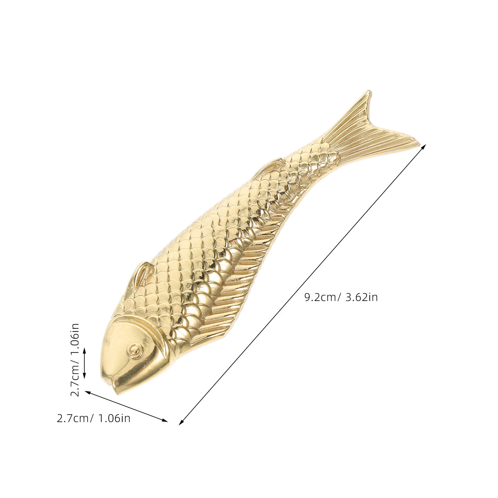 Brass Fish Cabinet Handles Dra - Unique Furniture Hardware Pulls ulasan dan harga