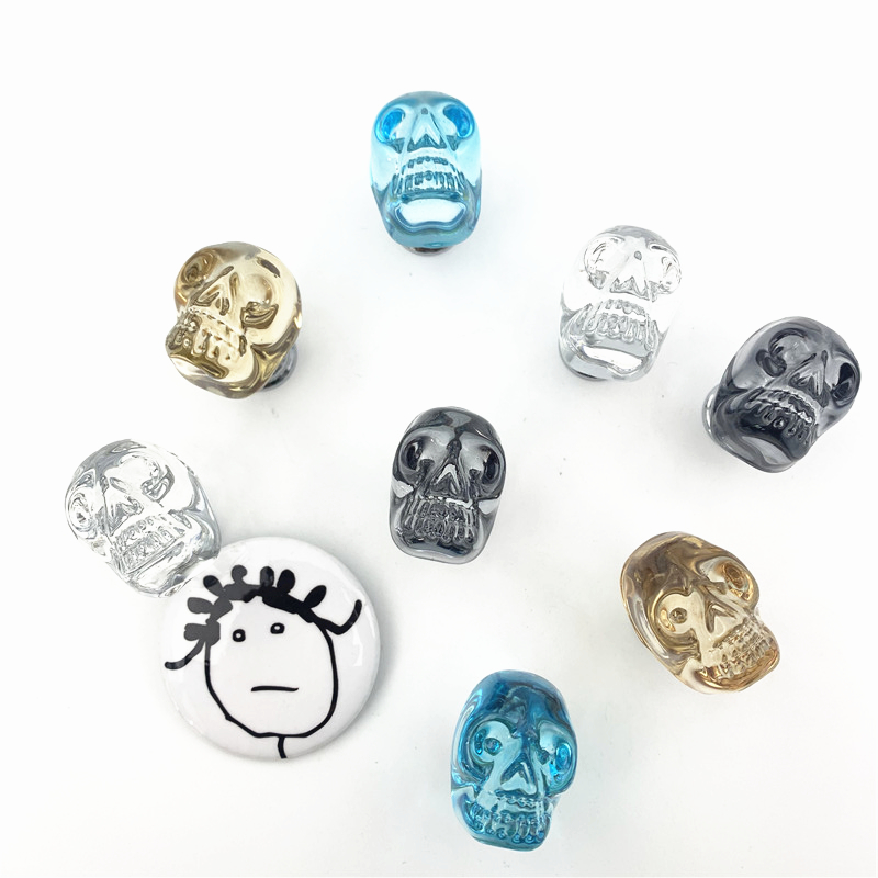 LCH  Clear Crystal Skull Shape - Unique Furniture Hardware Pulls ulasan dan harga