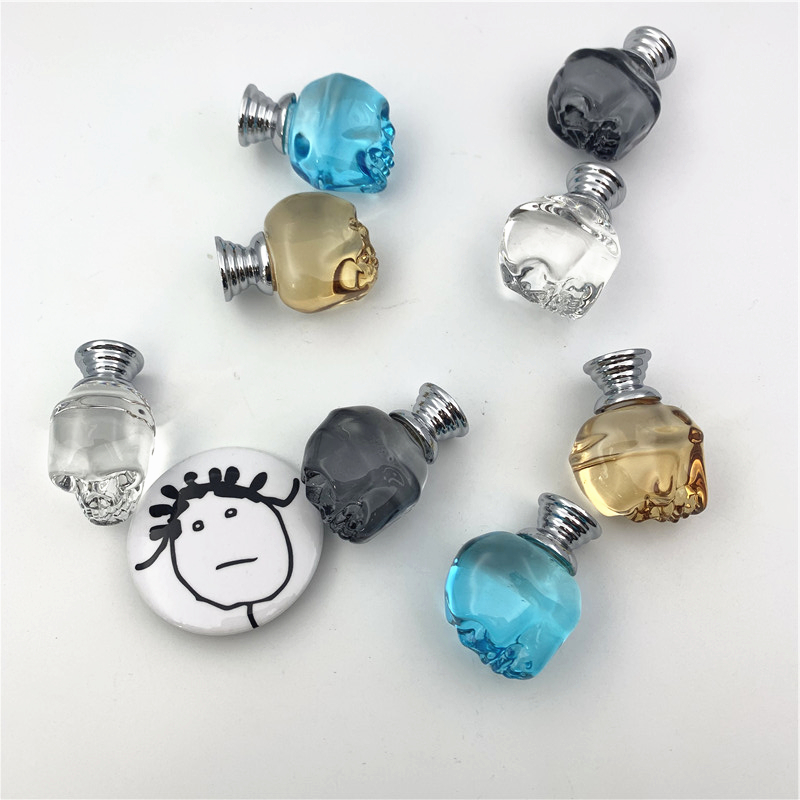 LCH  Clear Crystal Skull Shape - Unique Furniture Hardware Pulls ulasan dan harga