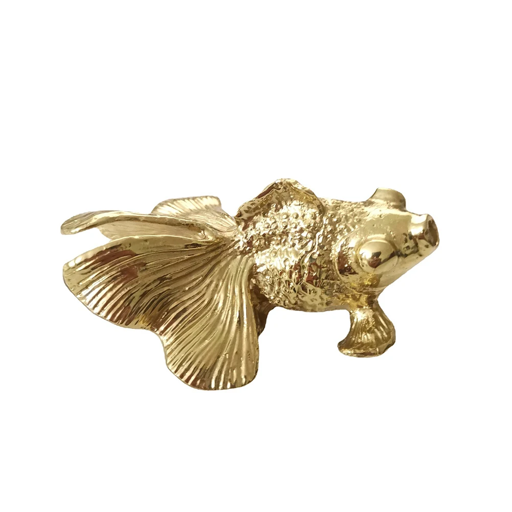 1pc Goldfish Knob Solid Brass  - Unique Furniture Hardware Pulls ulasan dan harga