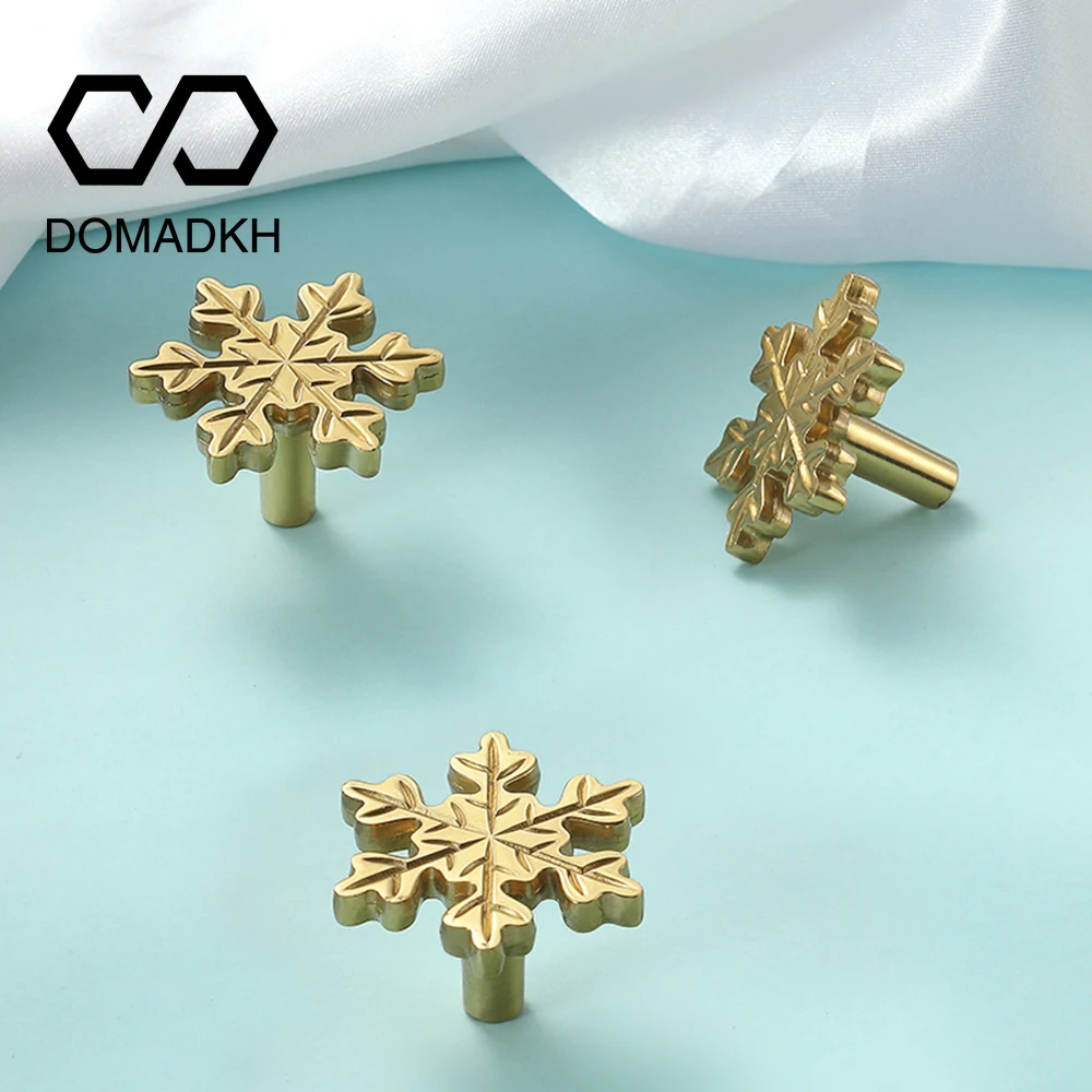 Snowflake Brass Cabinet Door K - Unique Furniture Hardware Pulls ulasan dan harga