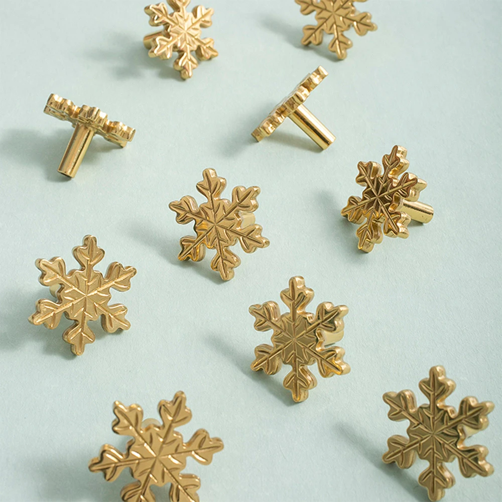 Snowflake Brass Cabinet Door K - Unique Furniture Hardware Pulls ulasan dan harga